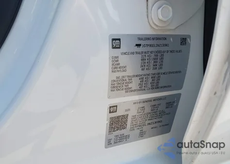 2022 GMC Sierra 1500 Limited 4Wd Short Box At4 from USA, damaged, VIN 1GTP9EEL3NZ130961